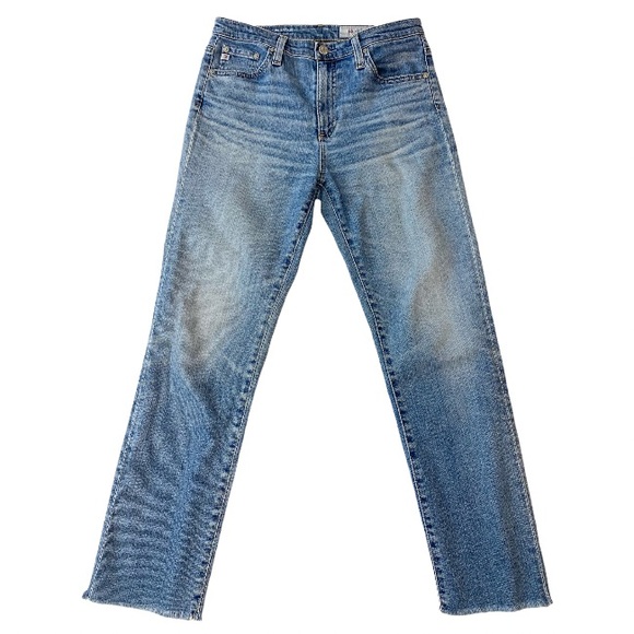 AG Isabella High Rise Straight Crop Jeans - Picture 2 of 16